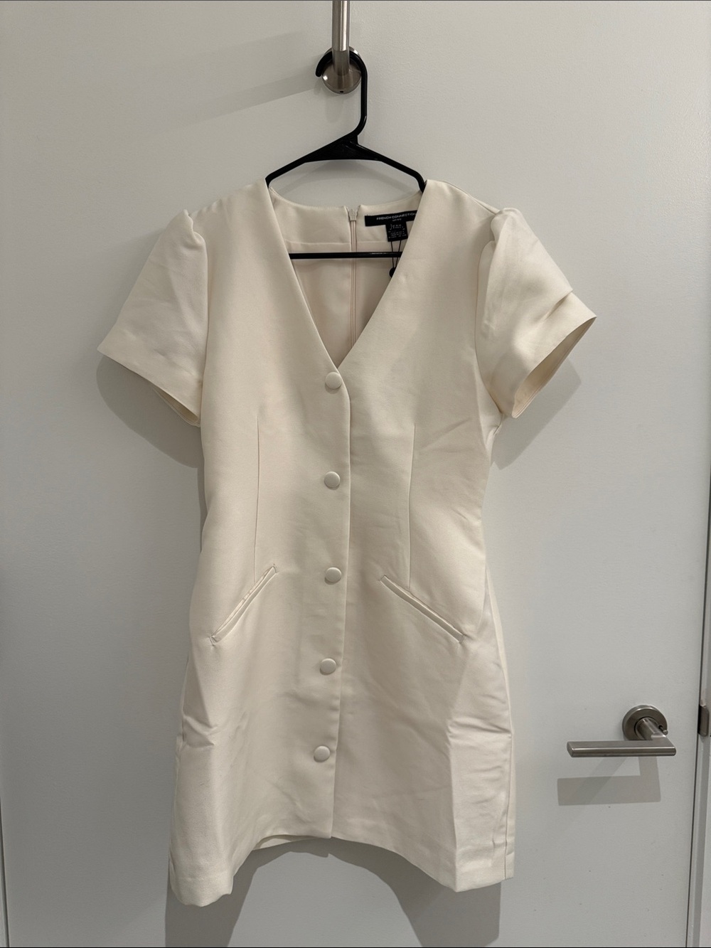 French Connection Structured Taffeta Mini Dress size 2